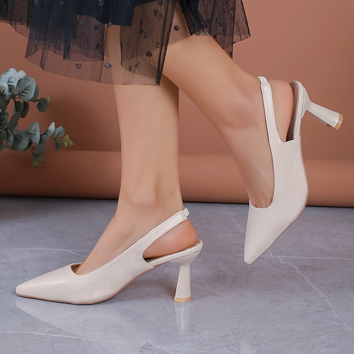 Sofía™ | Elegantes zapatos de Tacón con Talón Abierto