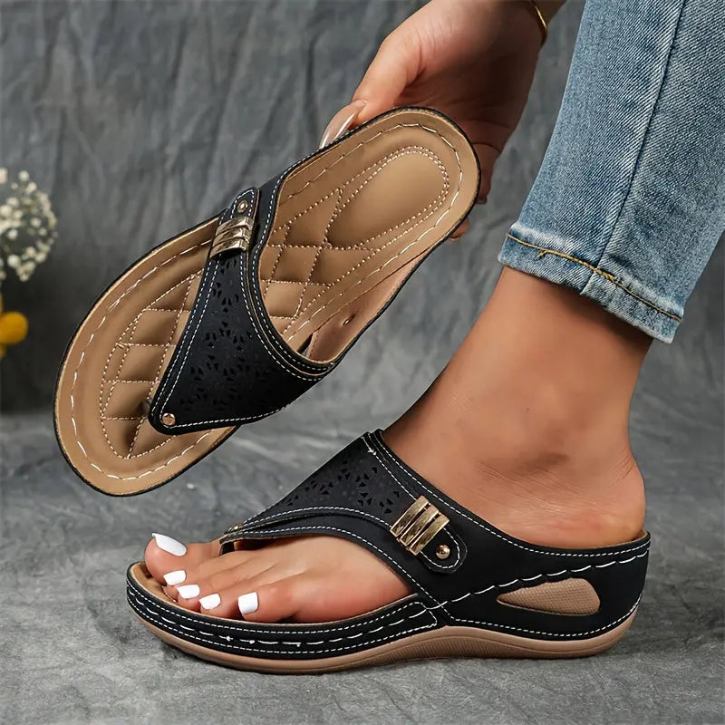 Élodie Sandalias con Cuña y Chancla