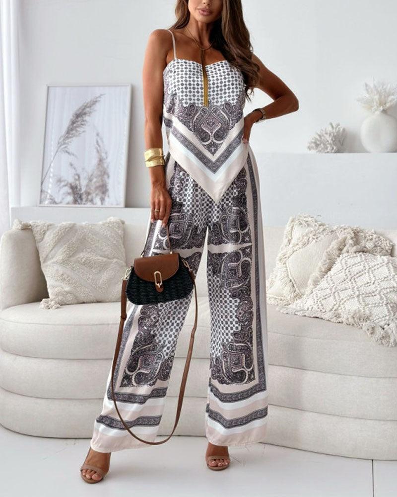 Helen | Conjunto Elegante de Cintura Alta y Pantalones para el Verano