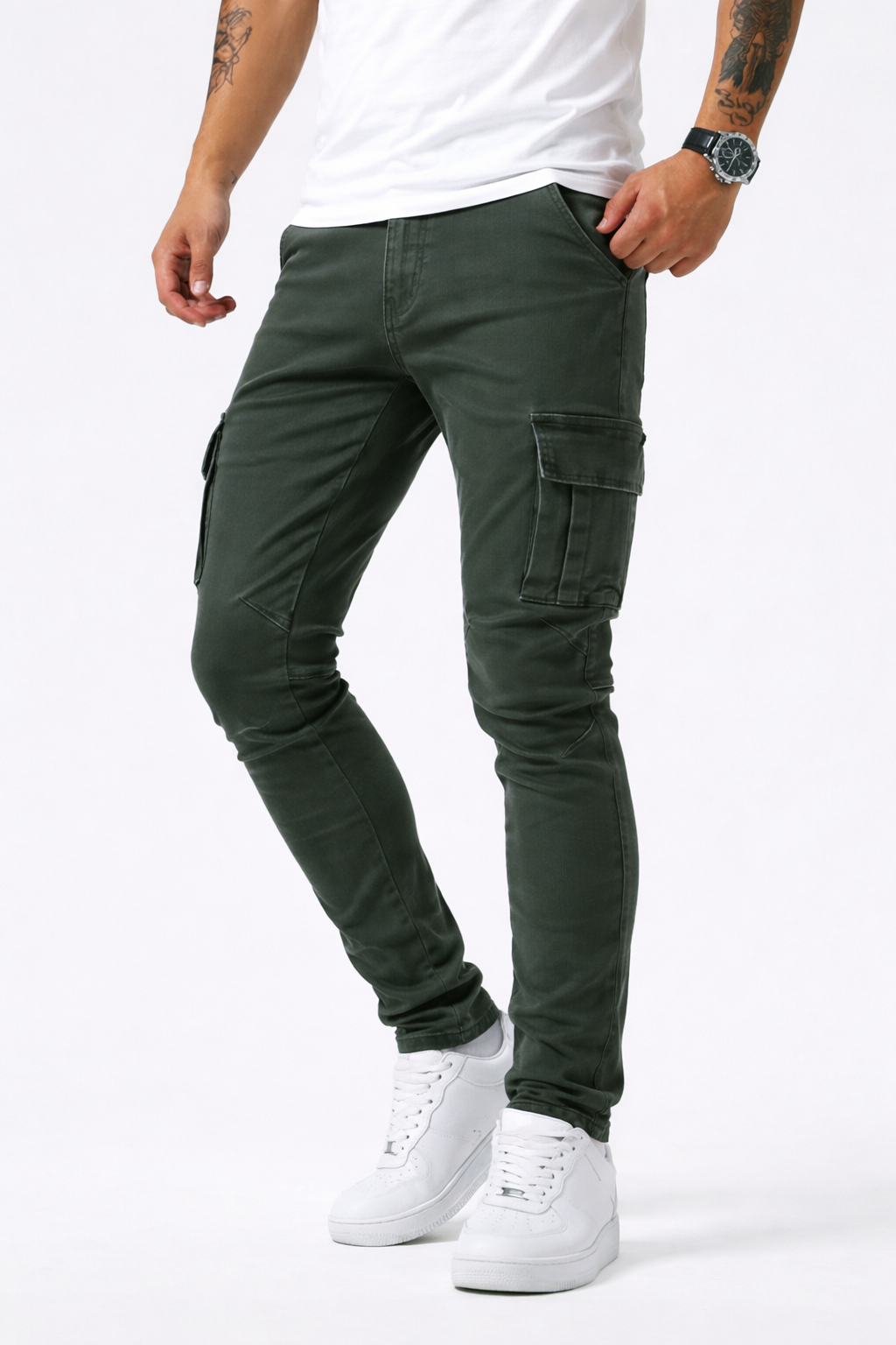 Pantalón Cargo Elástico