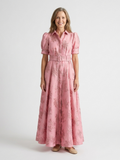 DELACROIX | Robe chemise maxi florale Xanthea