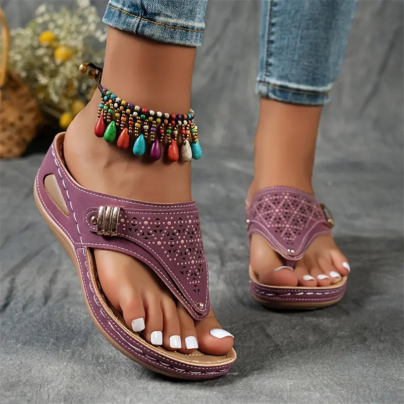 Élodie Sandalias con Cuña y Chancla