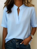 Blouse Chic à Col en V Margaux
