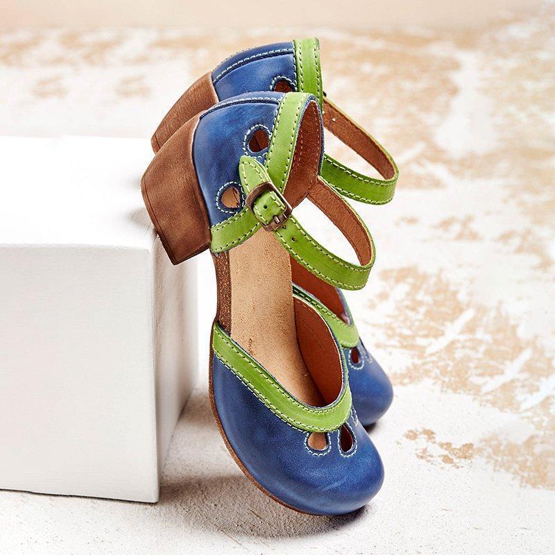 Laisy™ - Sandalias ortopédicas de tacón bajo