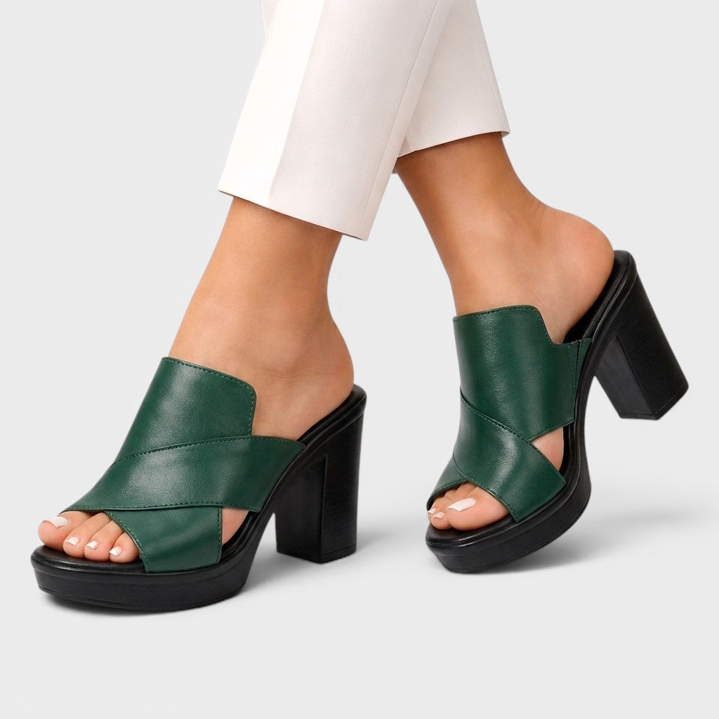 Lucia - Sandalias Ortopédicas con Tacón Cómodo
