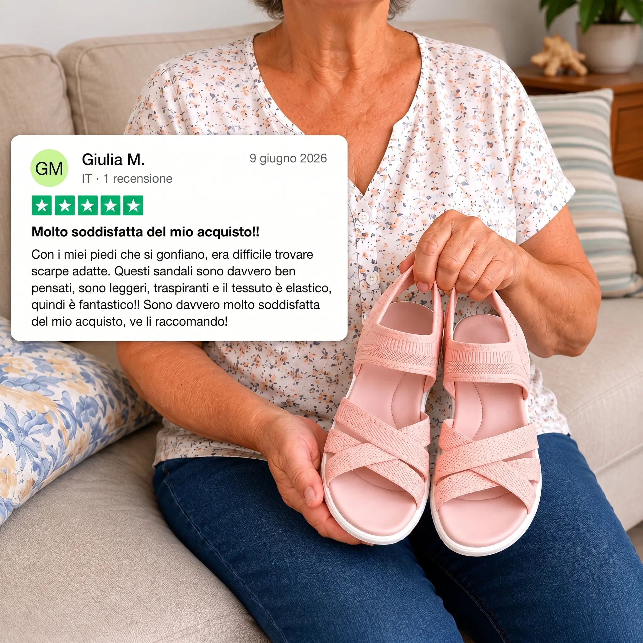 ErgoLina Sandalias Ortopédicas Confort