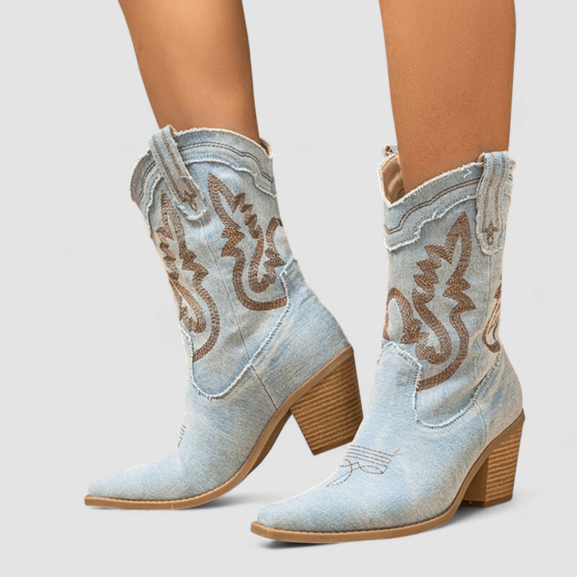 Bottines en Denim Orthopédique Selena